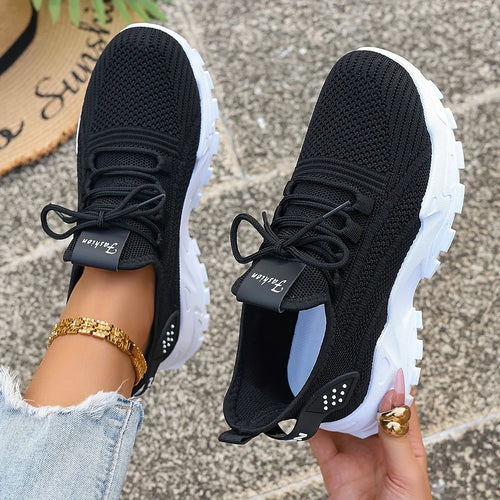 ANNIE™ ADIDAȘI DE DAMĂ DIN MATERIAL TRICOTAT RESPIRABIL