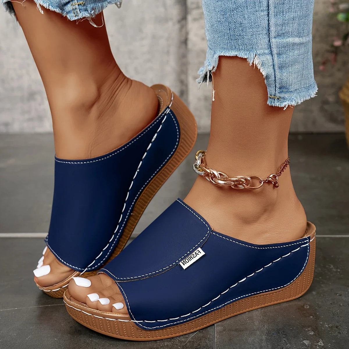 SINAIA™ SANDALE ORTOPEDICE CU PLATFORMĂ ȘI VÂRF DESCHIS