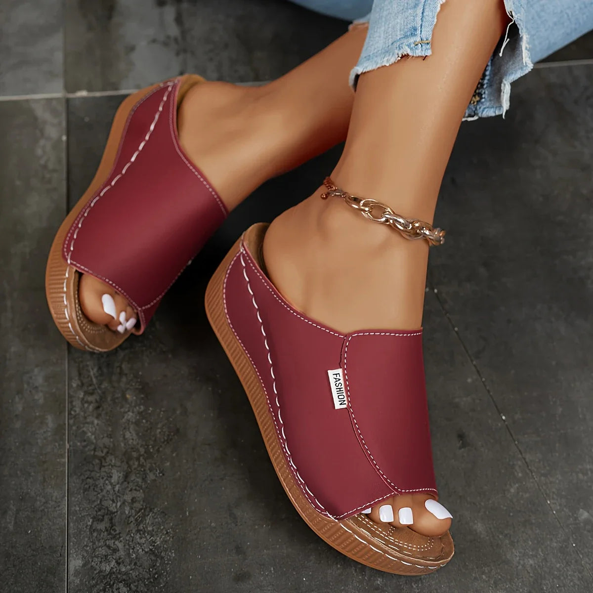 SINAIA™ SANDALE ORTOPEDICE CU PLATFORMĂ ȘI VÂRF DESCHIS