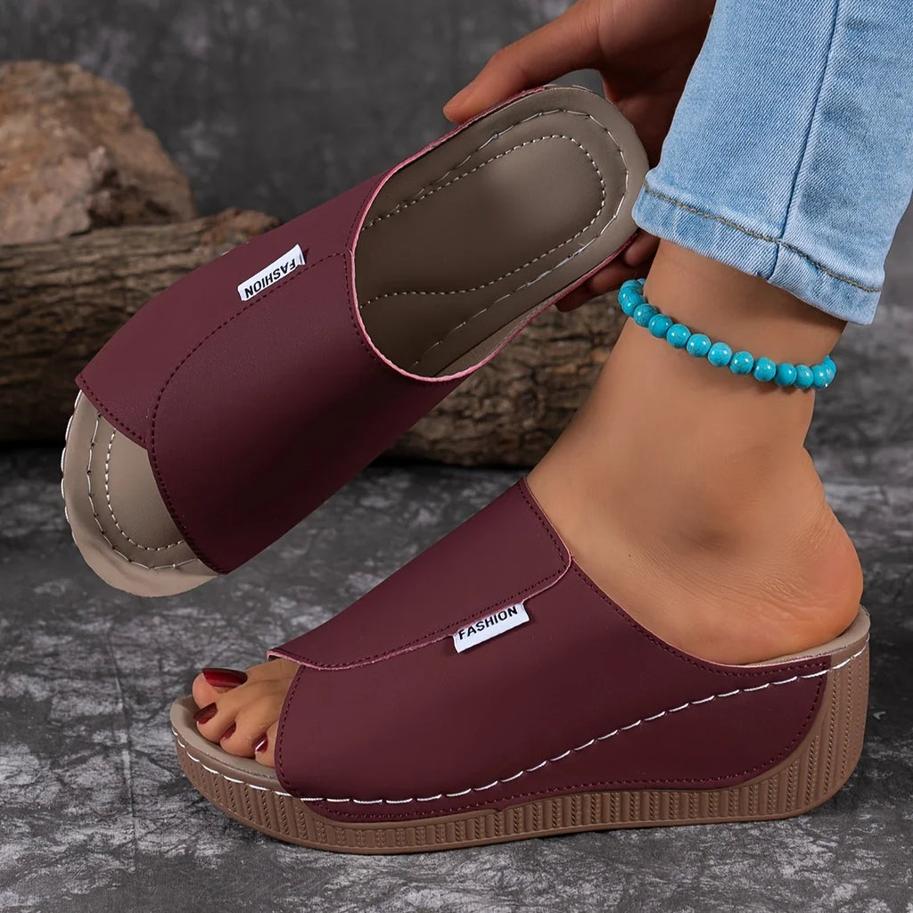 SINAIA™ SANDALE ORTOPEDICE CU PLATFORMĂ ȘI VÂRF DESCHIS