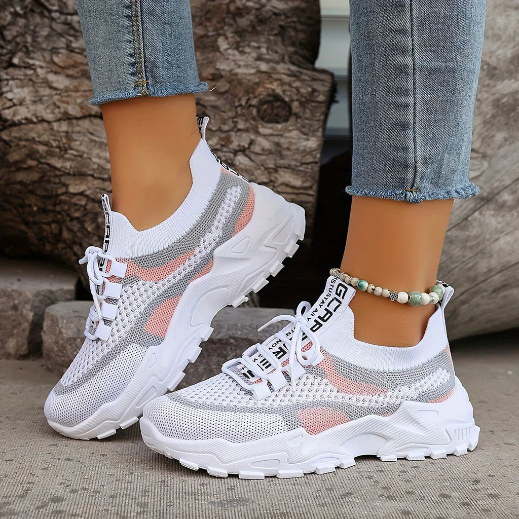 LEILA™ ADIDAȘI ORTOPEDICI RESPIRABILI CU ȘIRET ȘI MATERIAL MESH