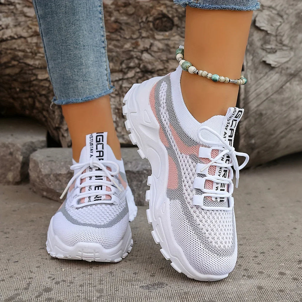 LEILA™ ADIDAȘI ORTOPEDICI RESPIRABILI CU ȘIRET ȘI MATERIAL MESH