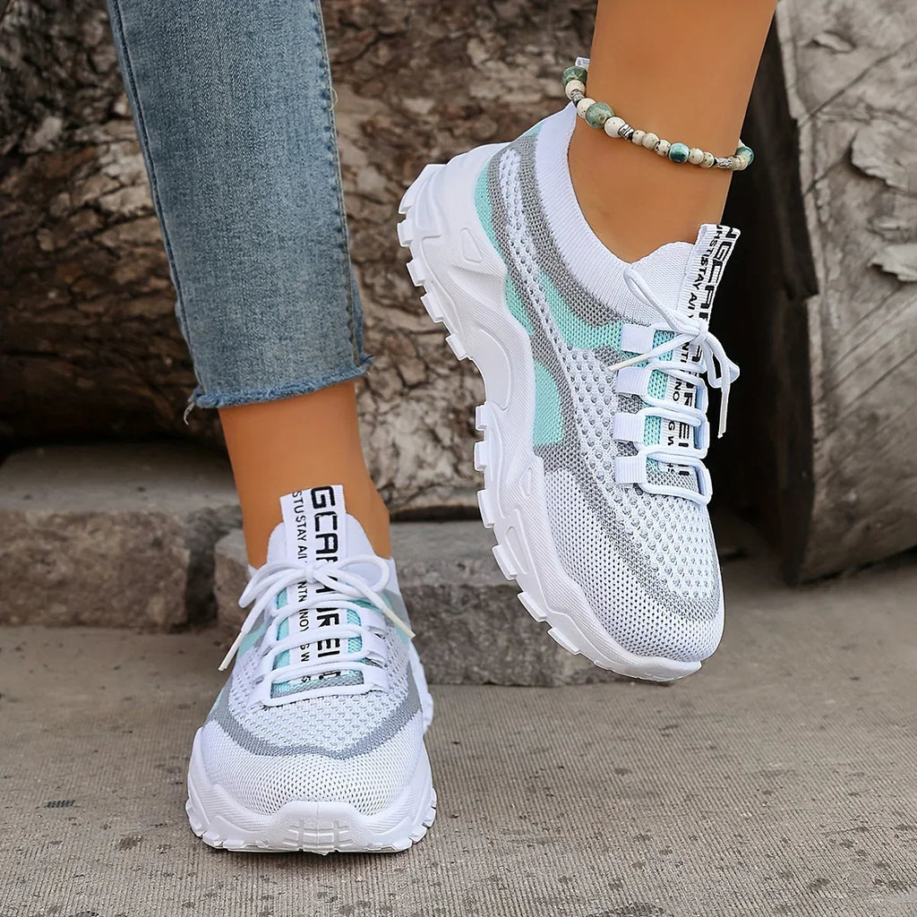 LEILA™ ADIDAȘI ORTOPEDICI RESPIRABILI CU ȘIRET ȘI MATERIAL MESH