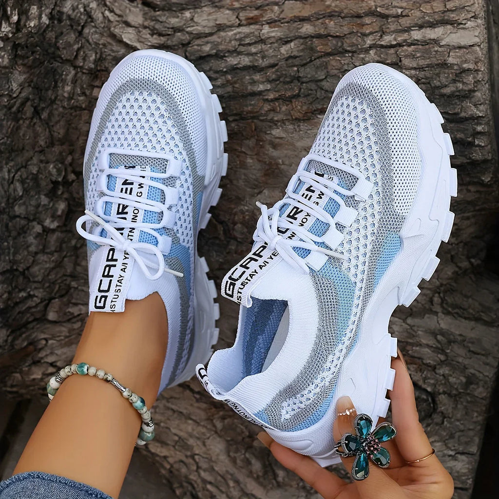 LEILA™ ADIDAȘI ORTOPEDICI RESPIRABILI CU ȘIRET ȘI MATERIAL MESH