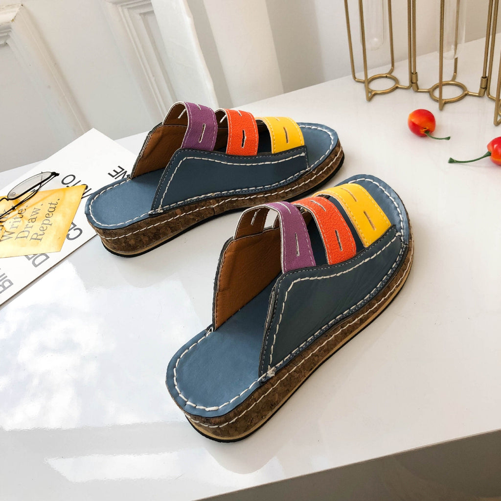 SANDALE ORTOPEDICE PREMIUM TRICOLOR – BESTSELLER 2025