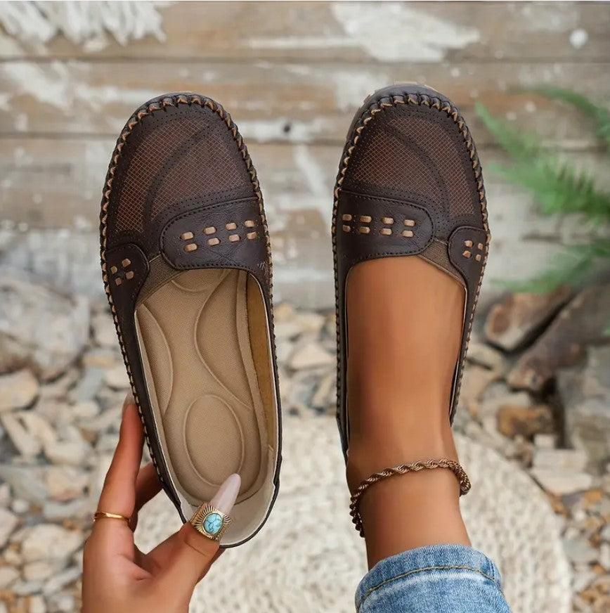 LORA™ LOAFERS VINTAGE CONFORTABILI SLIP-ON